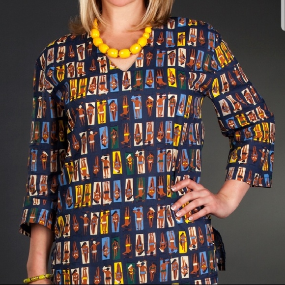 Tracey Negoshian Kaitlin 3/4 Sleeve Tunic - Picture 2 of 4